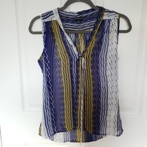 Banana Republic Sheer Sleeveless Blouse